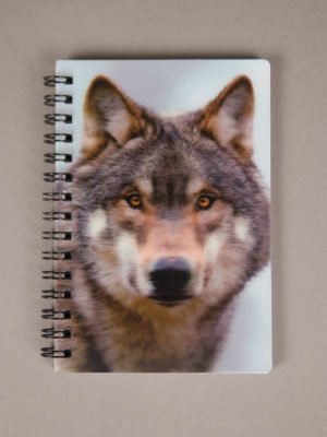 Wolfcenter, Onlineshop, Bücher, 3D Notizbuch, Wolf